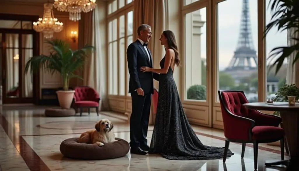 découvrez comment l'ex-premier couple a sollicité ses diplomates pour offrir un traitement vip à leur chien lors d'un voyage en france. un récit surprenant mêlant politique et passion pour les animaux.