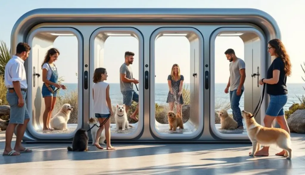 découvrez la première station de lavage automatique pour chiens et chats en manche, prévue pour 2026, offrant un toilettage facile, rapide et pratique pour vos animaux de compagnie.