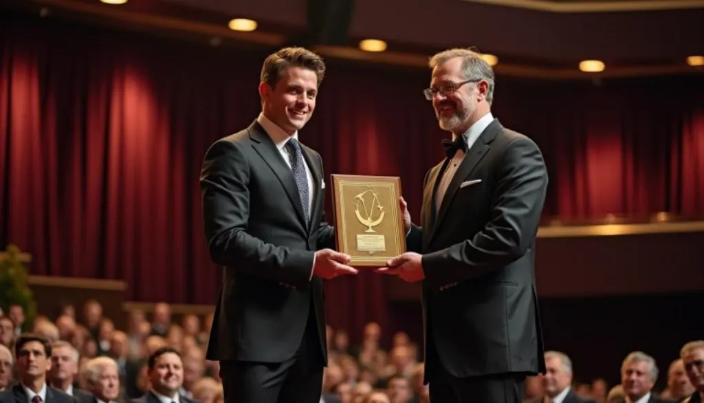 découvrez l'hommage rendu à evan wells, récompensé par le prestigieux hall of fame award pour sa contribution exceptionnelle.