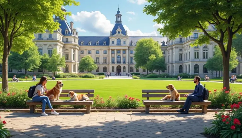 à orléans, des chiens sont accueillis sur les bancs des universités pour aider les étudiants à réduire leur stress et améliorer leur bien-être durant leurs études.