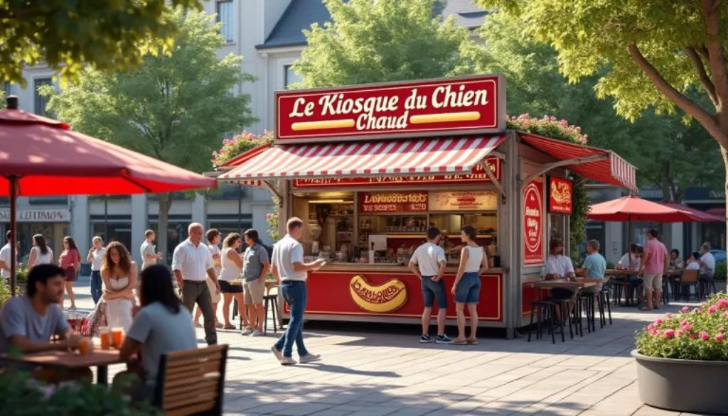 découvrez le kiosque du chien chaud à blanquefort, installé durablement sur la place de la roseraie tous les lundis et jeudis pour savourer des hot-dogs gourmands et conviviaux.