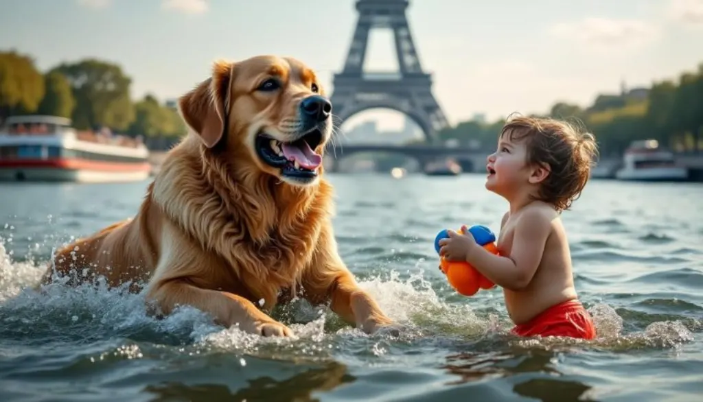découvrez l'incroyable histoire d'un chien héroïque qui a sauvé des enfants en danger dans la seine, un récit émouvant de courage et de dévouement.