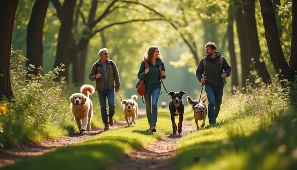 dĂ©couvrez la cani-rando Ă angers, une aventure conviviale oĂč maĂźtres et chiens partagent des moments de complicitĂ© inoubliables lors d'une escapade nature rĂ©ussie.