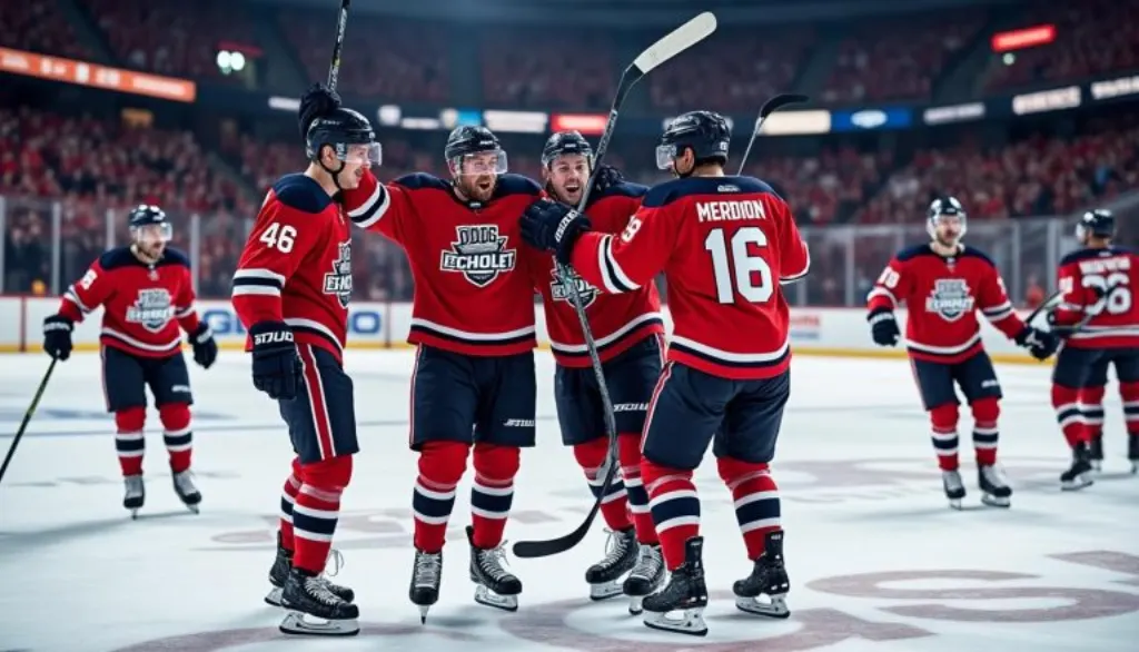 les dogs de cholet réalisent une performance inattendue en se qualifiant pour la finale des play-offs de division 1 de hockey sur glace, captivant les fans et suscitant l'enthousiasme.