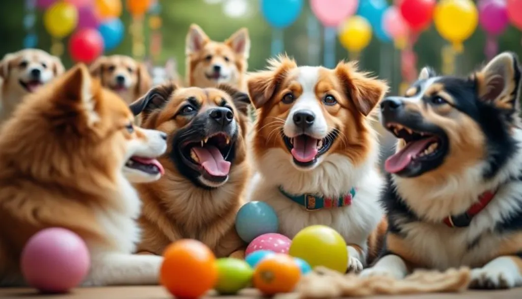 découvrez si l'amitié entre chiens est un mythe ou une réalité, en explorant leur comportement lorsqu'ils se retrouvent en pleine fête.