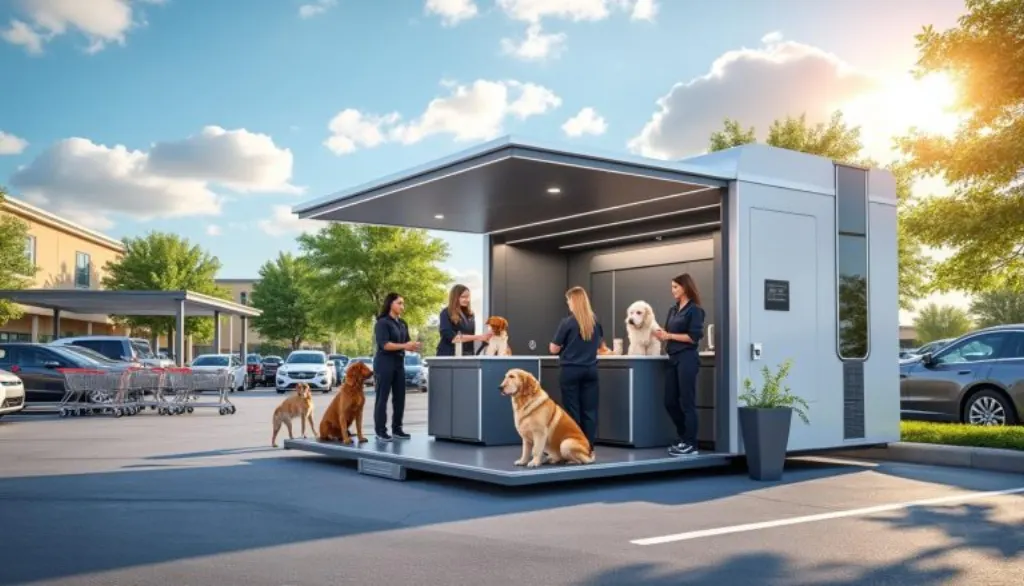 découvrez une solution innovante pour toiletter votre chien directement sur les parkings, une alternative pratique et moderne au toiletteur traditionnel.