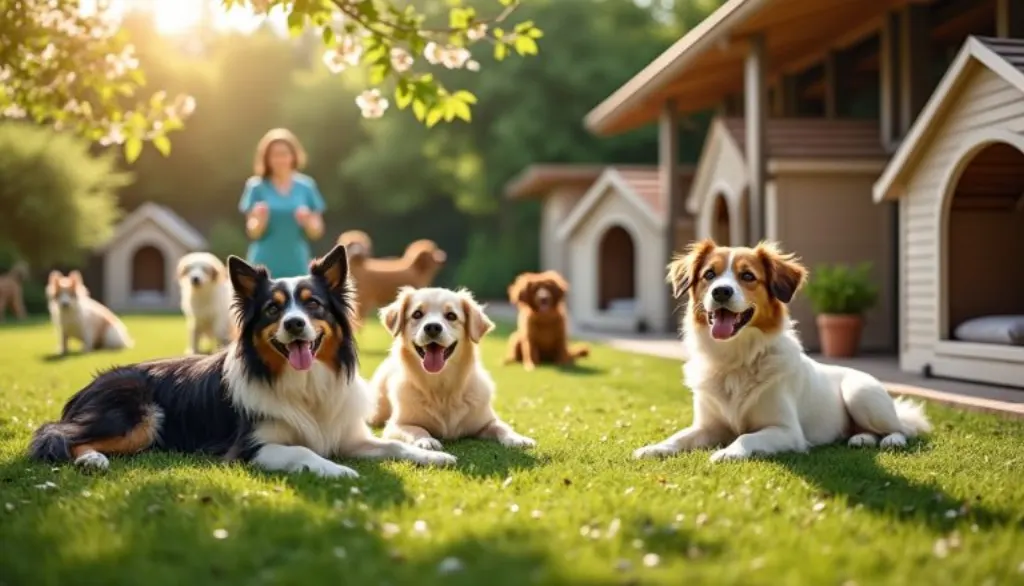 découvrez notre pension canine à chemillé-en-anjou, où vos compagnons à quatre pattes sont choyés avec soin et confort durant votre absence.