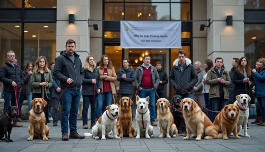 la mairie reporte la parade canine après une enquête sur des décès inexpliqués de chiens, assurant la sécurité des animaux et des participants.
