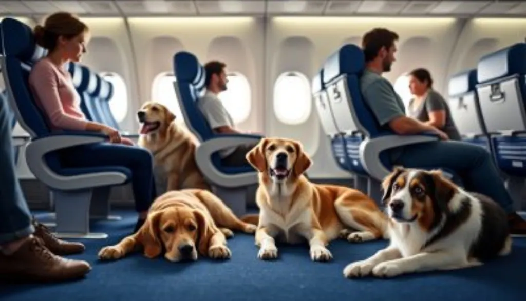 découvrez le nouveau règlement autorisant les chiens jusqu'à 30 kg en cabine lors des vols, pour un voyage plus confortable avec votre animal de compagnie.